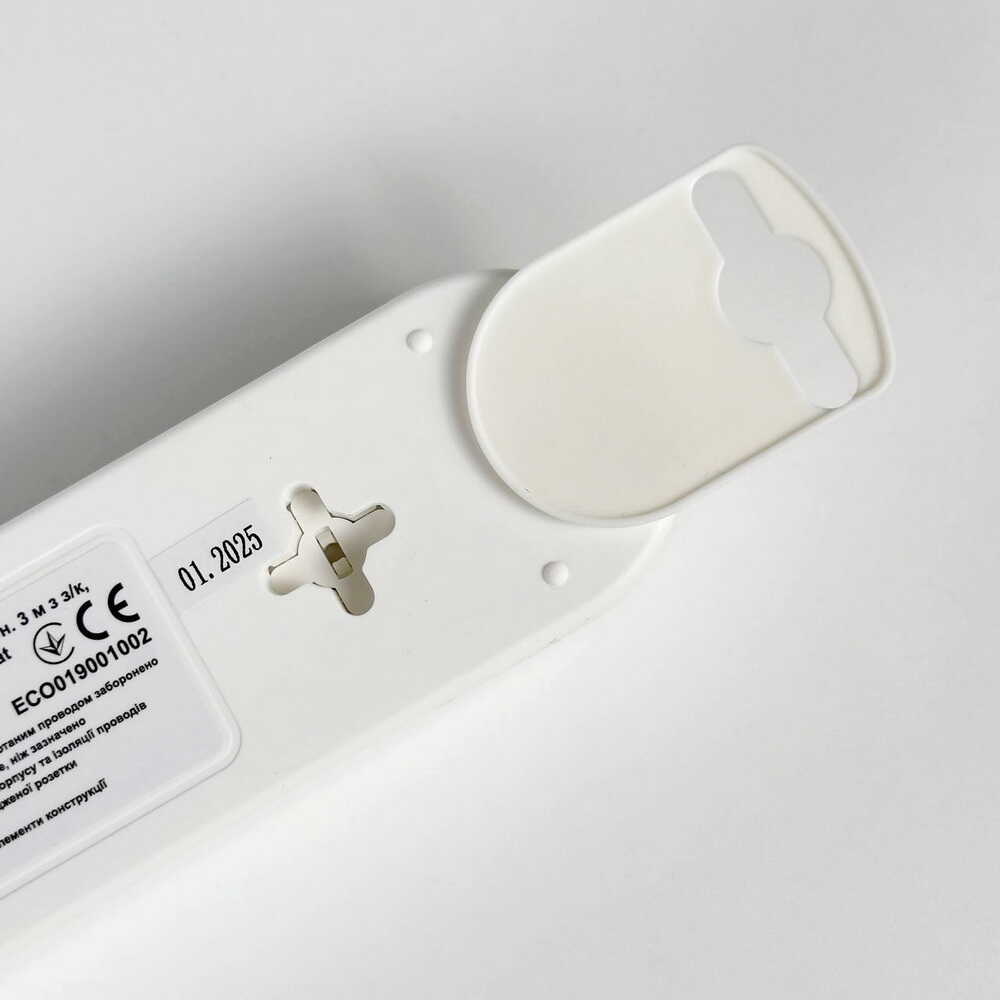 Удлинитель АСКО 3р 3м с заземлением USB + Type C белый ( ECO019001002 )